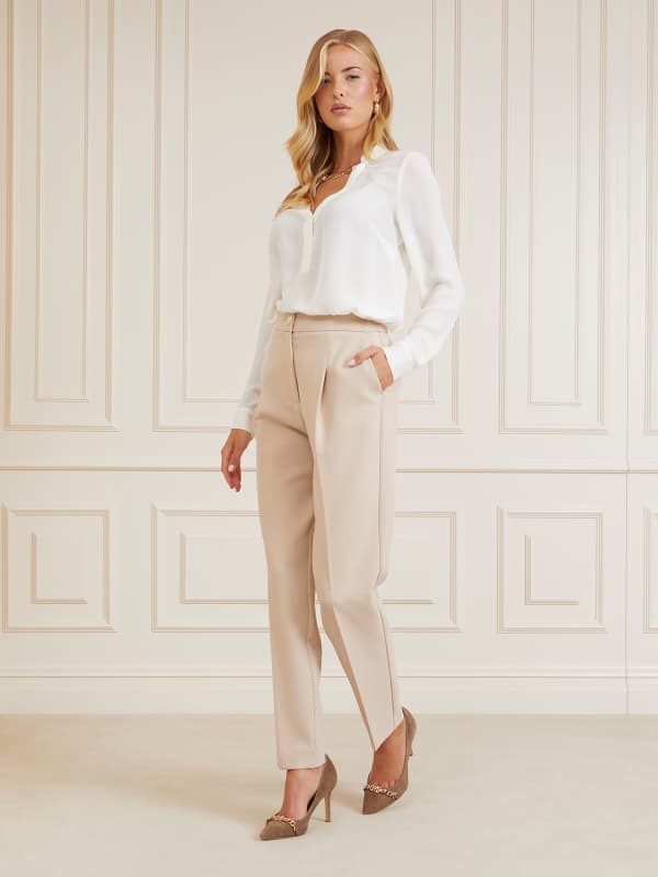 Панталони GUESS Marciano Straight Pants Бежово | 4RGB267046A, 0