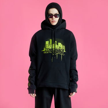 Суитчър RAF SIMONS Hoodie With Seperate Sleeves Echodomer Черно | 221-M171-19003-0099, 5