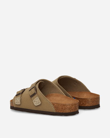 Кецове и обувки Birkenstock Zürich Suede Canvas Sandals Зелено | 1028755, 4