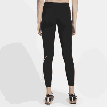 Клинове Nike Sportswear Essential GX Mid-Rise Swoosh Leggings Черно | CZ8530-010, 4