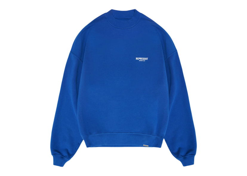 Пуловер Represent Clo Represent Owner's Club Sweater Cobalt Blue/White Синьо | M04159-109