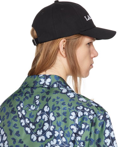 Шапка с козирка LANVIN Lanvin Embroidered Cotton Baseball Cap Черно | AM-HAWCA1-1CLO-P25, 2