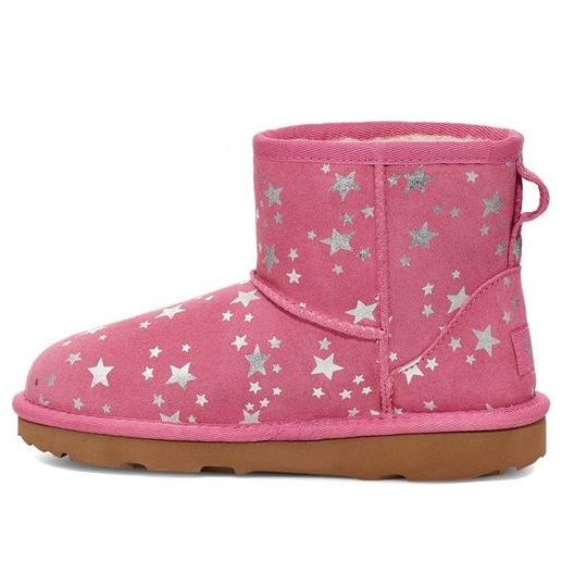 Кецове и обувки UGG Classic Mini II Stars Fleece Lined Boots Розово | 1115852T-WBRR
