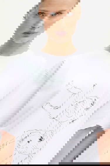 Тениска HELIOT EMIL Graphic T-Shirt Бяло | PREAW24.M.09.125, 8