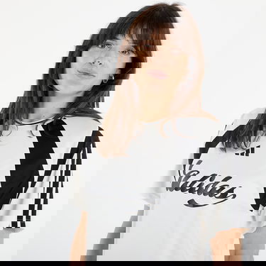 Фланелка adidas Performance Script Logo Contrast Panel Short Sleeve Jersey Top Черно | KB6126, 1