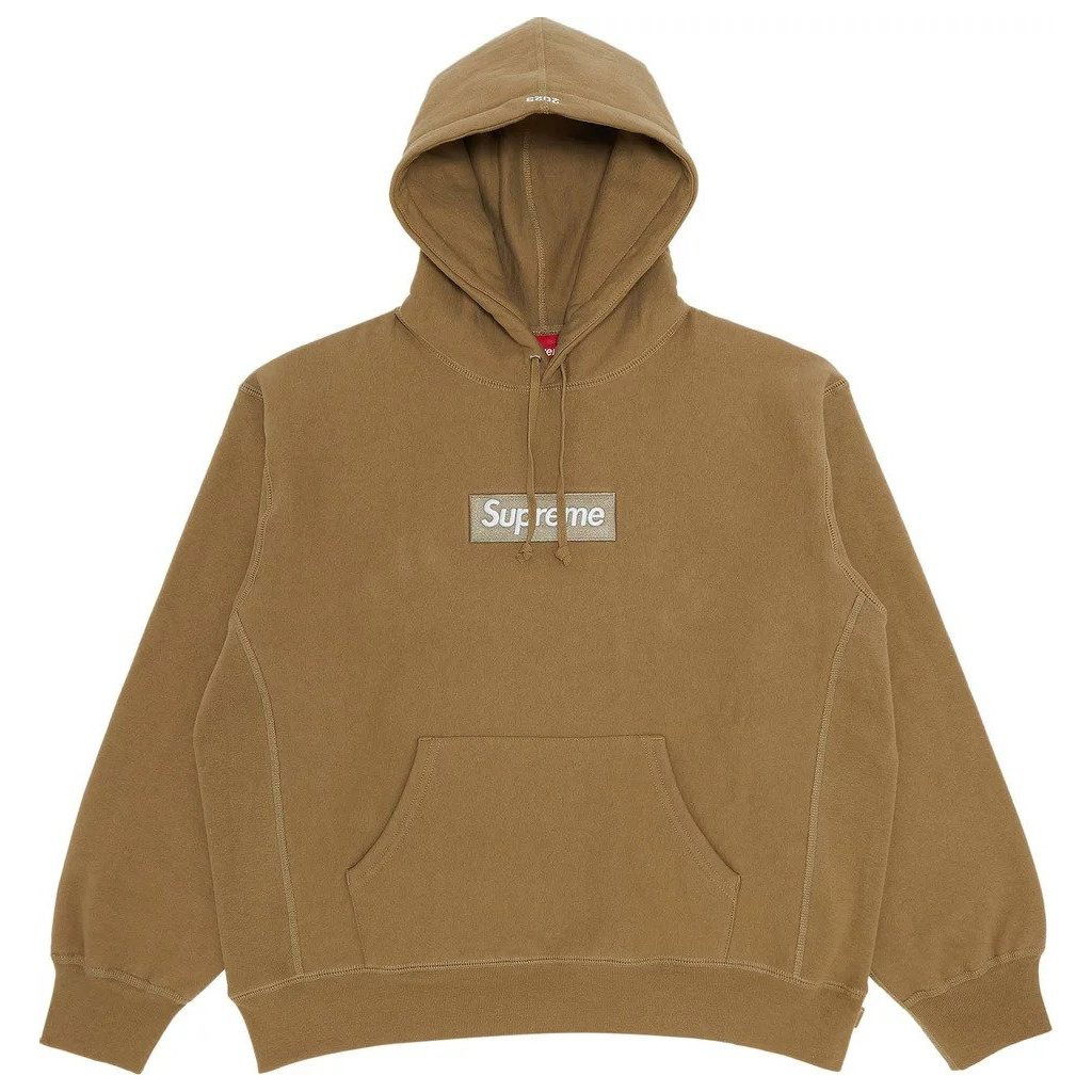 Суитчър Supreme Box Logo Hoodie Кафяво | 12358, 0