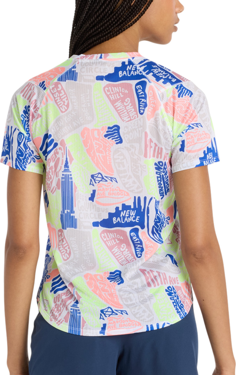 Тениска New Balance NYC Marathon Printed T-Shirt Многоцветен | wt53254m-mlt, 1