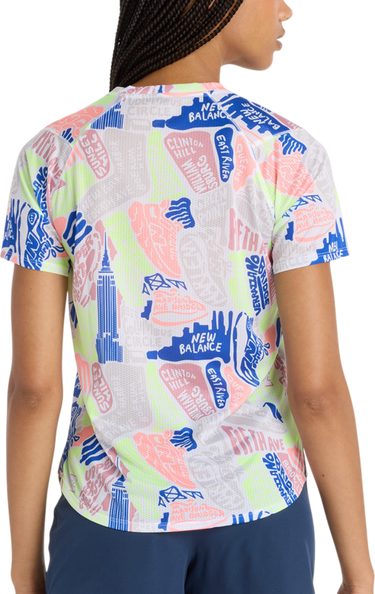 Тениска New Balance NYC Marathon Printed T-Shirt Многоцветен | wt53254m-mlt, 1