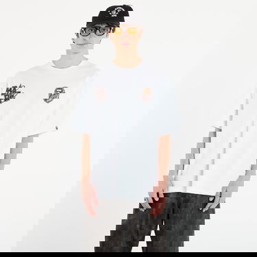 Тениска BAPE BAPE® x FOOTSHOP - Scribble Logo Tee UNISEX White Бяло | 001TEL721323MWHT, 0