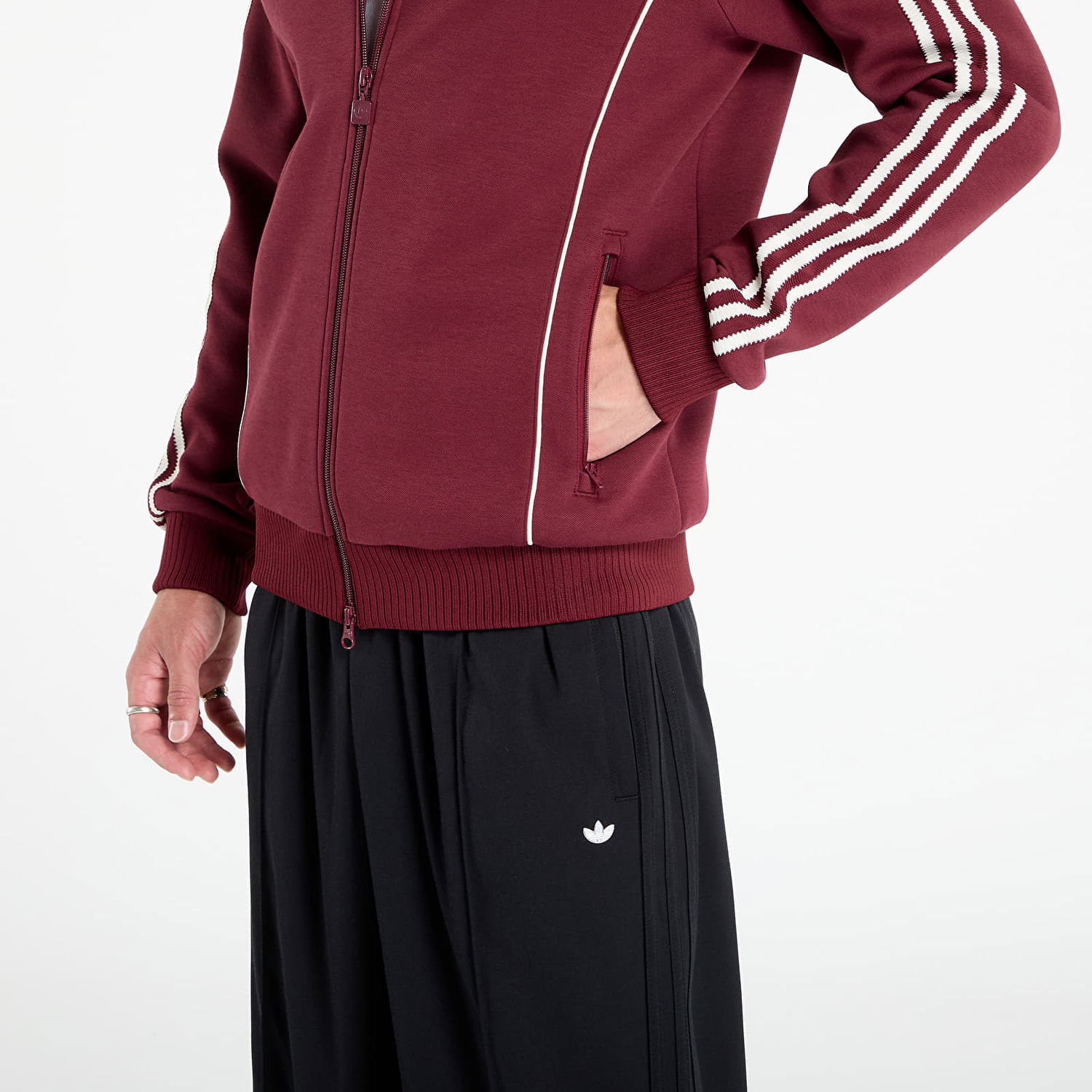 Комплект adidas Performance Premium Sport Track Jacket with Piping Details Бургунди | JY2738, 1