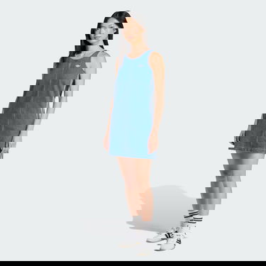 Pокля adidas Performance Adicolor Denim 3-Stripes Tank Dress Синьо | JD2580, 0