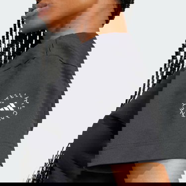 Тениска adidas Performance adidas adidas by Stella McCartney Tričko adidas by Stella McCartney Sportswear Curved Hem Черно | IN3656, 5