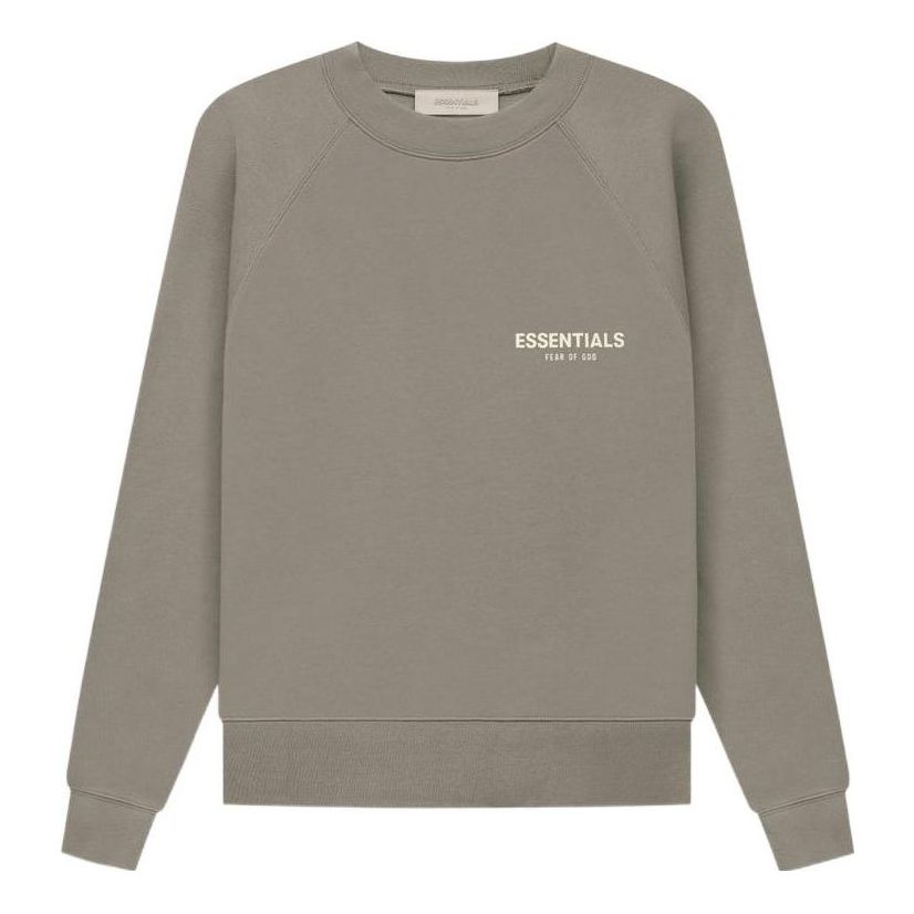 Пуловер Fear of God Essentials Logo Crewneck Sweatshirt Зелено | FOG-SS22-266, 0