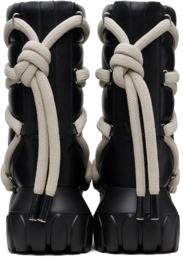 Кецове и обувки Rick Owens Rick Owens Concordians Lunar Mega Tractor Boots Черно | RU02E1862 LLPPW3, 1