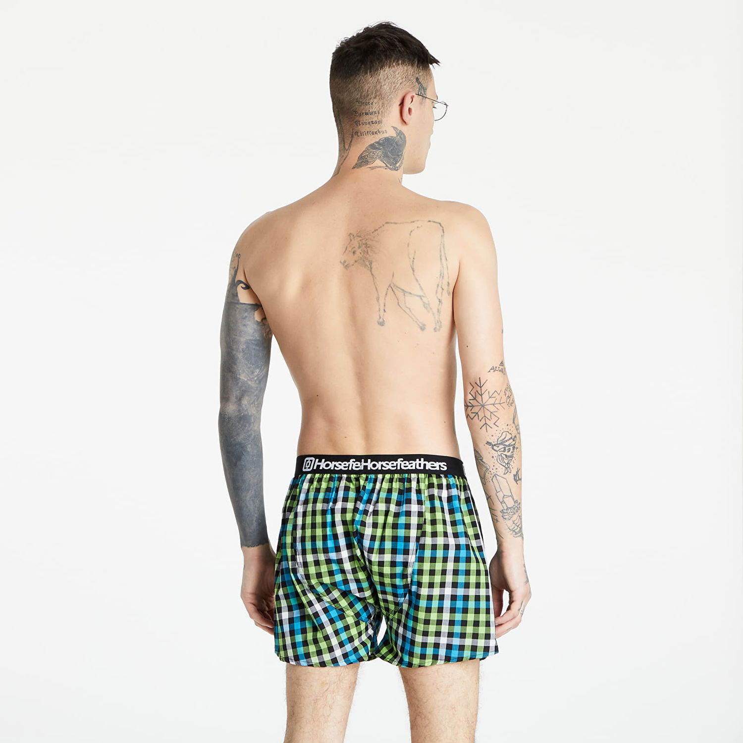 Боксерки Horsefeathers Clay Boxer Shorts Зелено | AM068D, 1