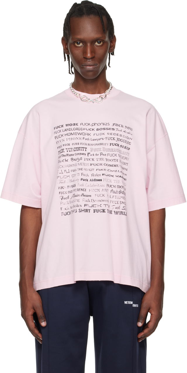 Fuck Everything Print T-shirt