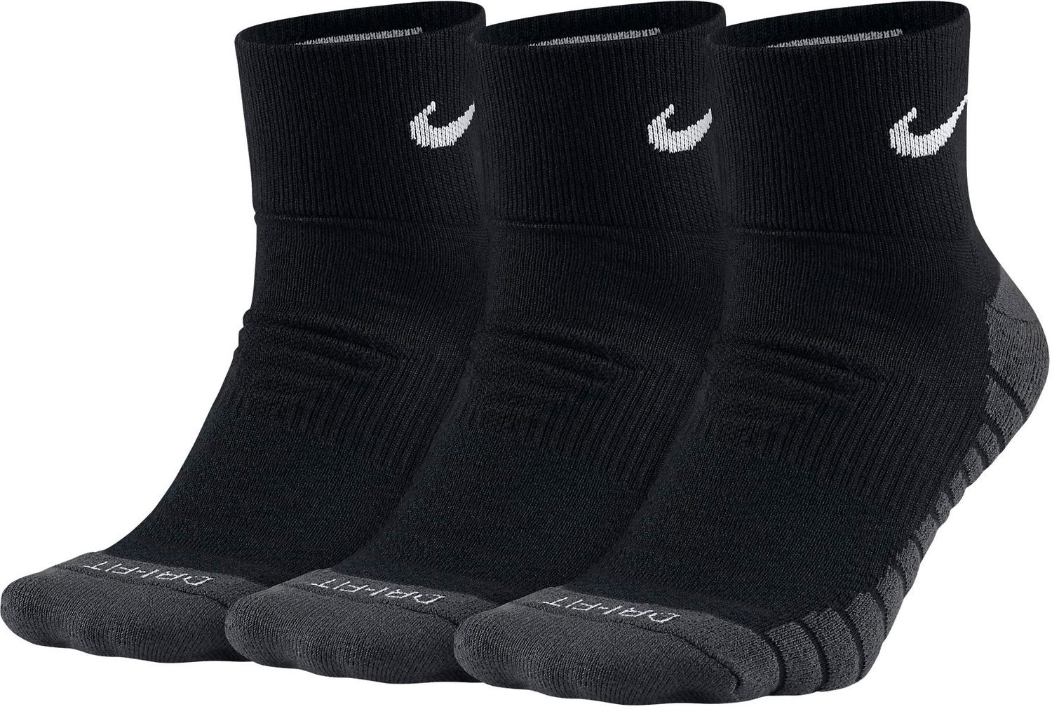 Чорапи Nike Dry Cushion Quarter Черно | sx5549-010, 0