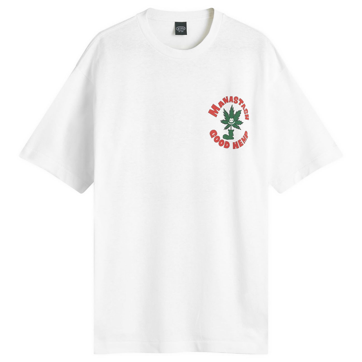 Тениска Manastash Hemp T-Shirt White Large Бяло | 7924234001-030, 0