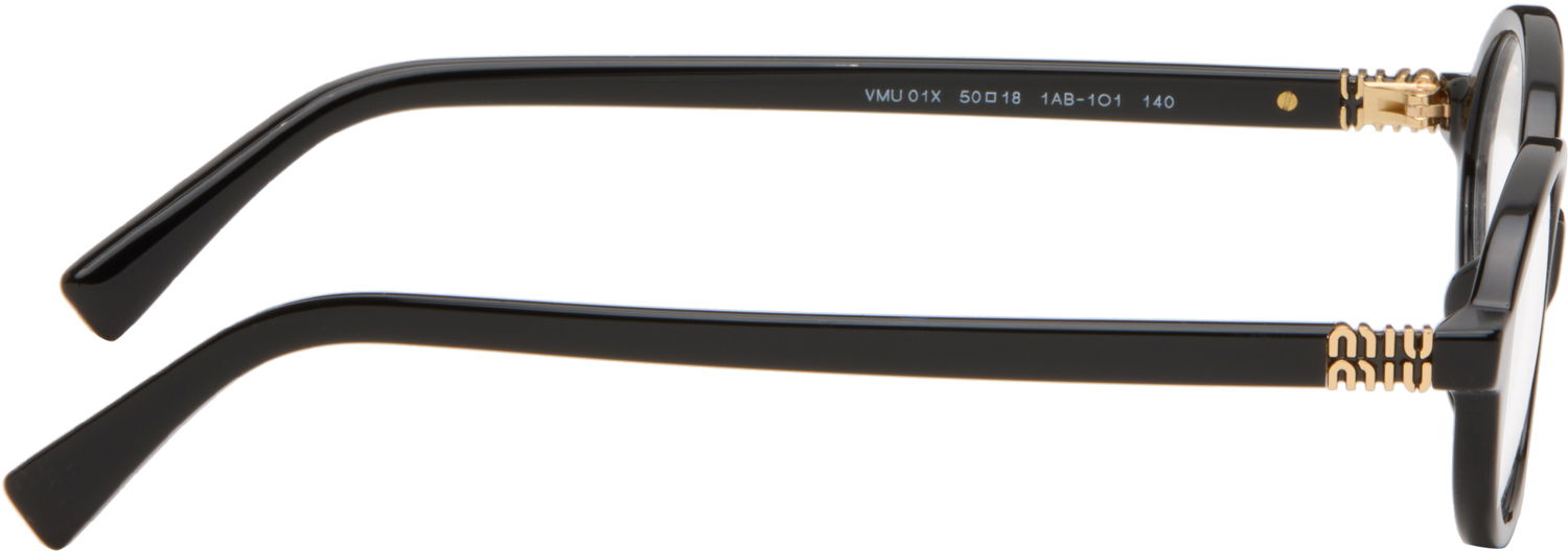 Слънчеви очила Miu Miu Breaking the Rules Oval Eyeglasses Черно | 0MU 01XV 8056597981354, 1