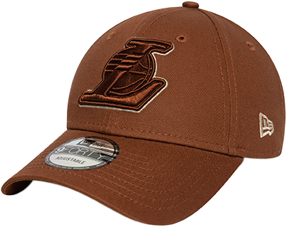 Шапка с козирка New Era NBA Los Angeles Lakers Team Outline 9Forty Cap Кафяво | 60691406-210