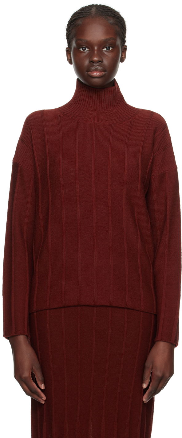 Пуловер Max Mara Max Mara Leisure Turtleneck Top Червено | 2333661236600 MM12062