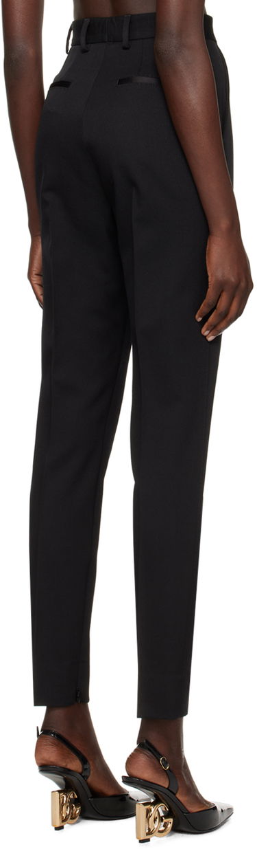Панталони Dolce & Gabbana Creased Dress Trousers Черно | FTC30T FU28J, 2