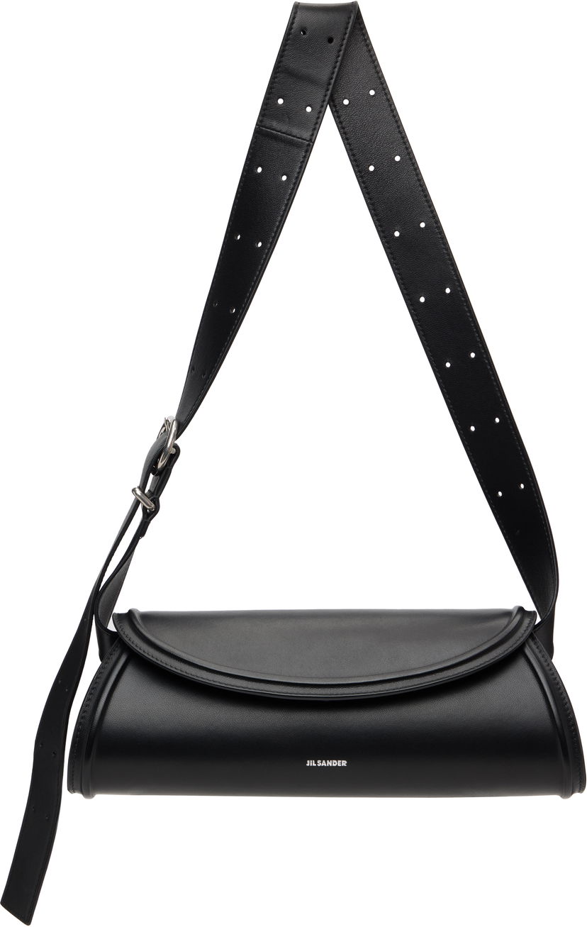 Чанта през рамо Jil Sander Cannolo Small Bag Черно | J07WD0023_P8600