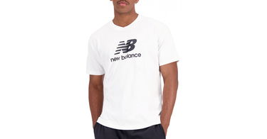 Тениска New Balance Essentials Stacked Logo Бяло | mt31541-wt, 1