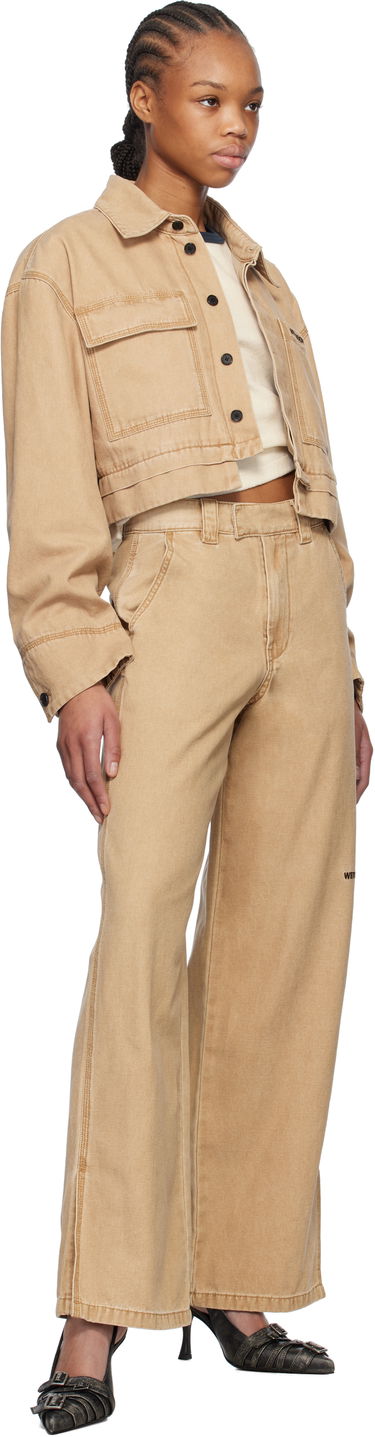 Яке We11done We11done Cropped Work Jacket Бежово | WD-JK0-25-055-W-BG, 3