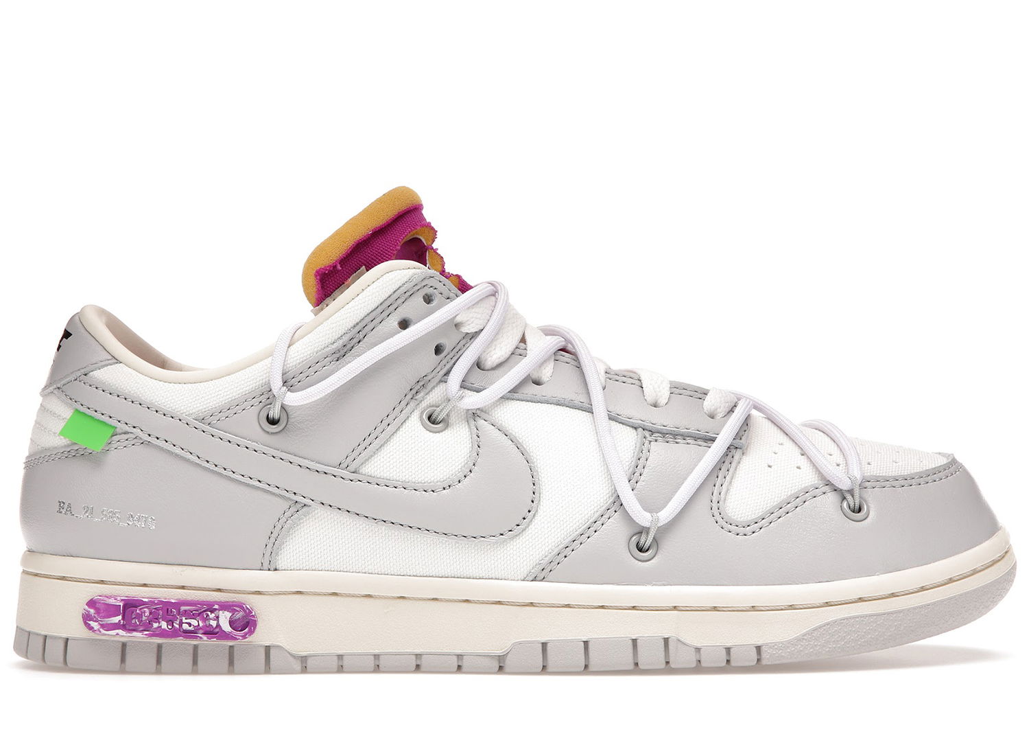 Кецове и обувки Nike Dunk Low Off-White Lot 3 Сиво | DM1602-118, 0
