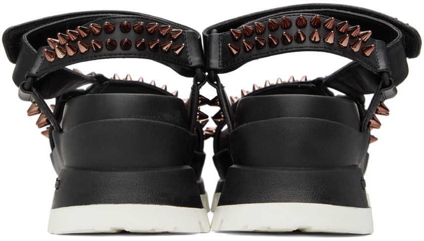 Pокля Stella McCartney Stella McCartney Trace Studded Platform Sandals Черно | 810015KP027, 1