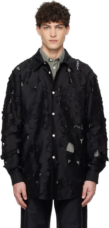 Риза Marni Marni Boxy Cut Out Shirt Черно | CUMU0332S0 USR012, 0