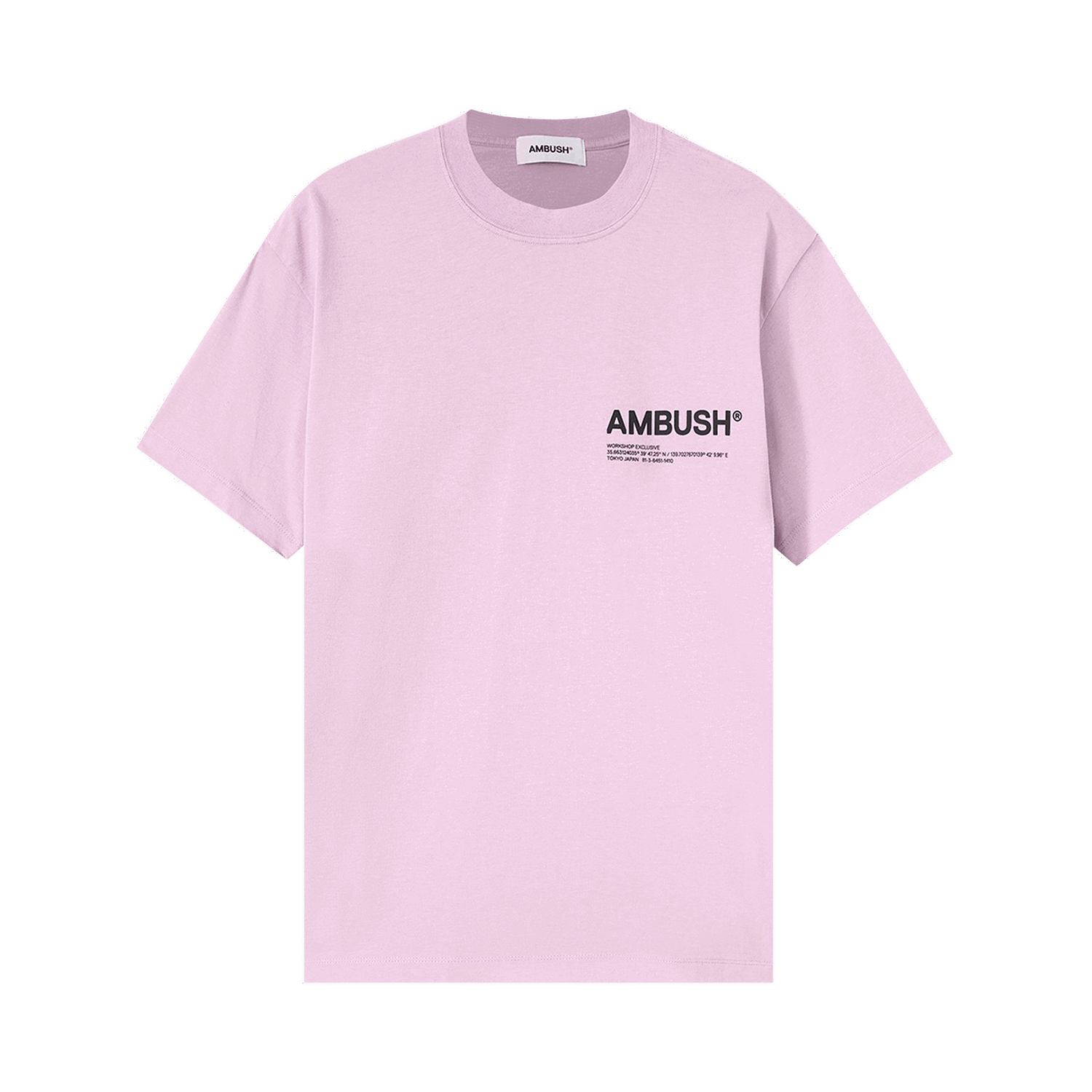 Тениска Ambush Jersey Workshop "Lavendula/Black" Розово | BMAA007S22JER0013610, 0