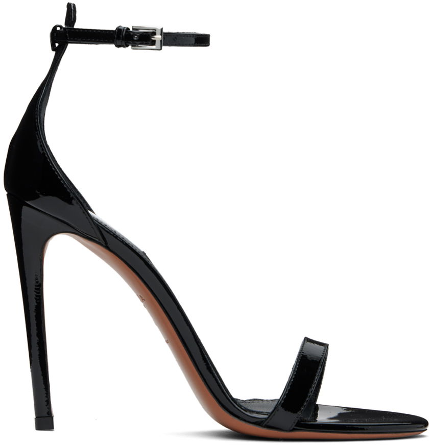 Кецове и обувки Alaïa ALAÏA High Heeled Calfskin Sandals Черно | AA3S106CK250, 0
