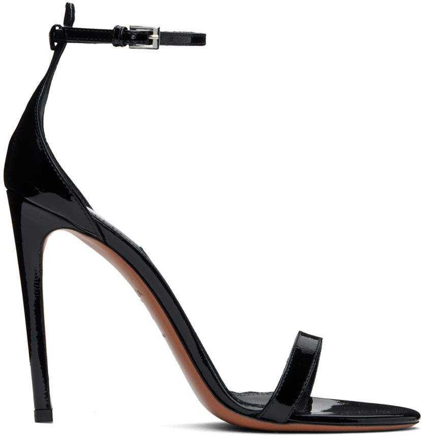 Кецове и обувки Alaïa ALAÏA High Heeled Calfskin Sandals Черно | AA3S106CK250
