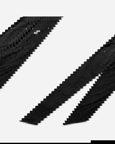 Панталони Carhartt WIP Double Knee Pants Grind Washed Черно | I036274 89B7, 2