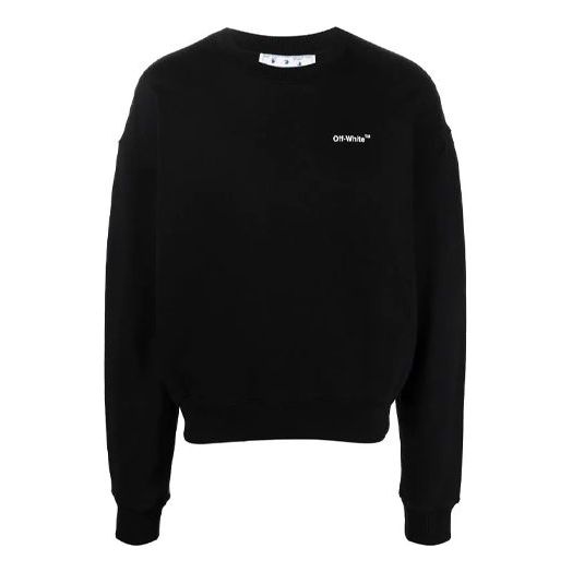 Пуловер Off-White Off-White SS22 Loose Fit Pullover Черно | OMBA058C99FLE0021001