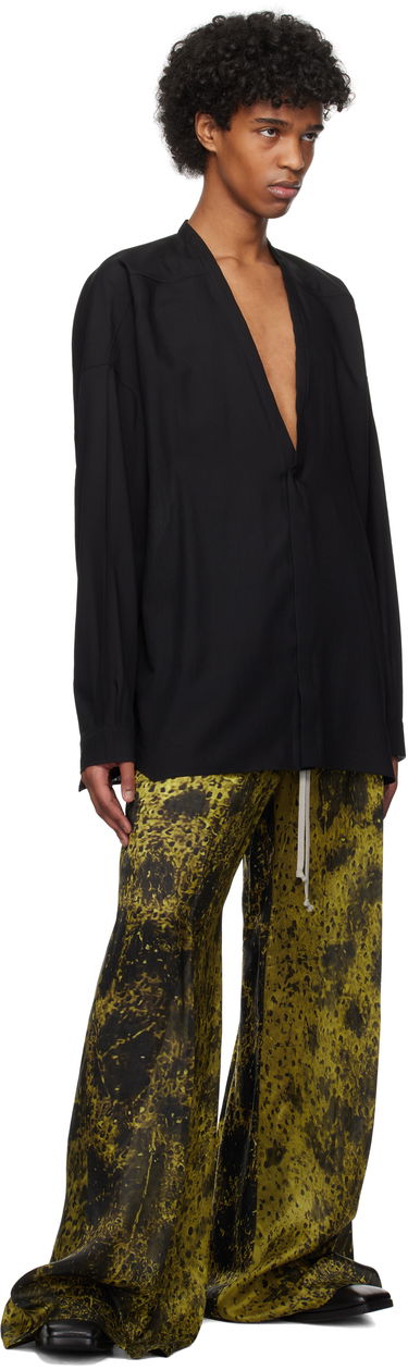 Риза Rick Owens Rick Owens Hollywood Lido Larry Shirt Черно | RU01E5294 WG, 3
