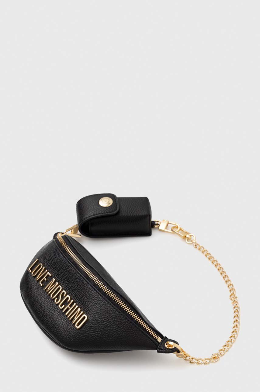 Чанта за кръста Moschino Love Waist Bag Черно | JC4329PP0GK1000A, 0