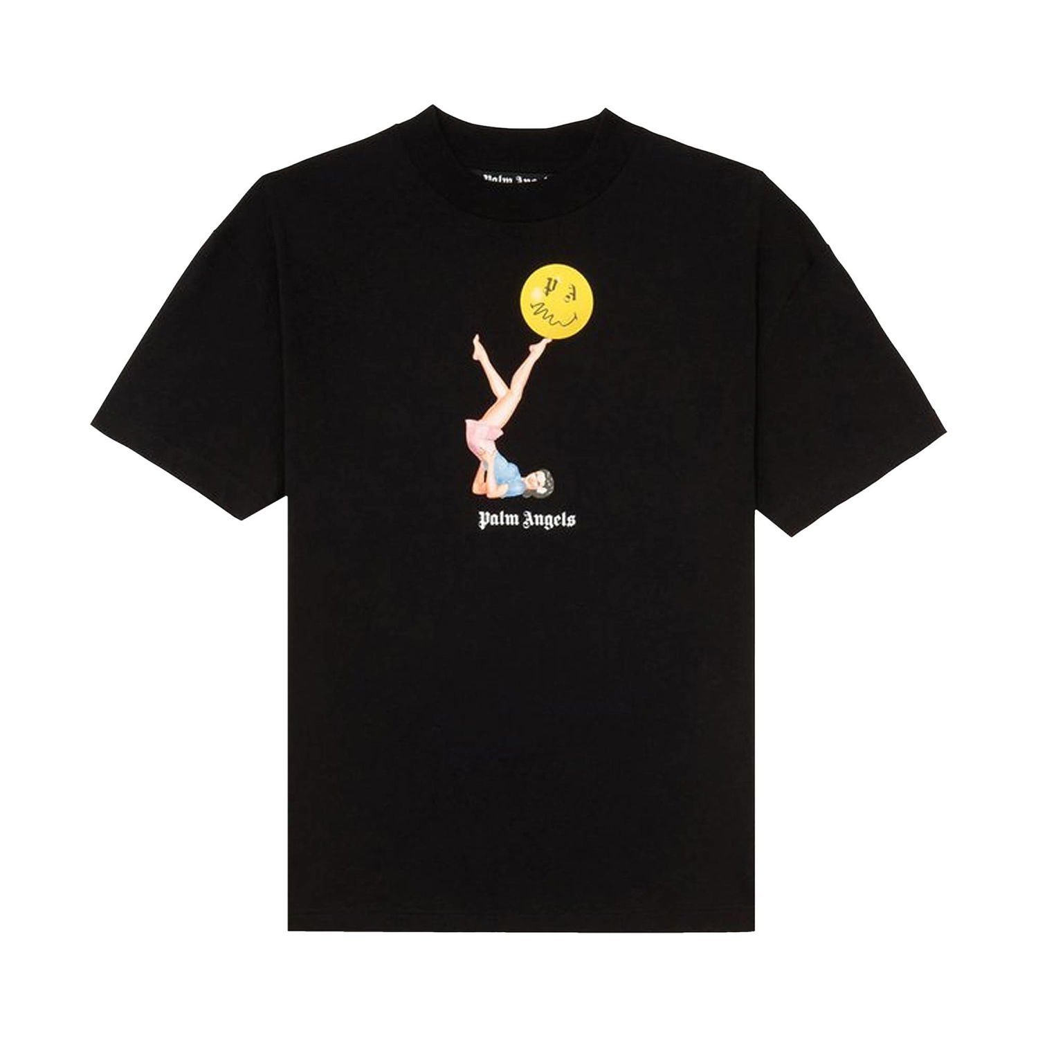 Тениска Palm Angels Juggler Pin Up Tee Черно | PMAA001R21JER0101030, 1