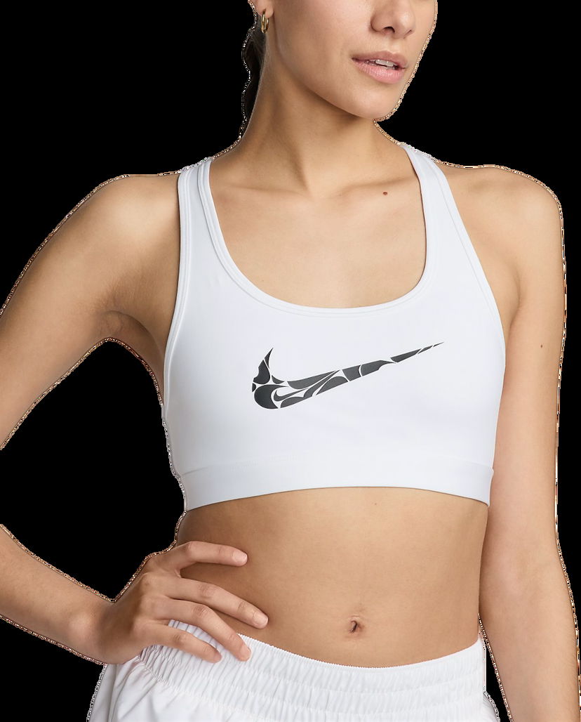 Сутиен Nike SWSH LS HBR BRA Бяло | fn2898-100