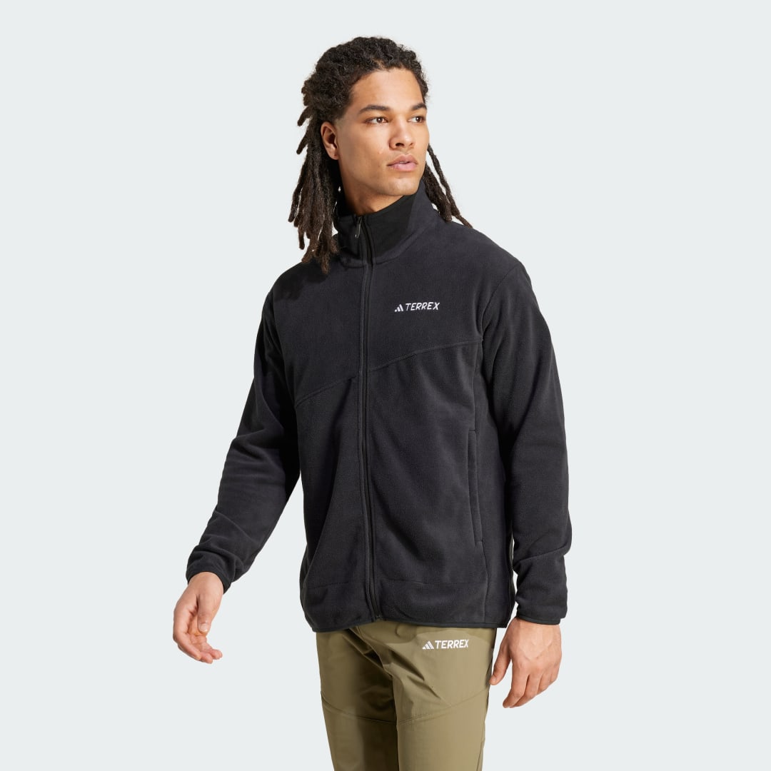 Яке adidas Performance Full-Zip Fleece Черно | IZ3294, 0