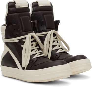 Кецове и обувки Rick Owens Rick Owens Hollywood Geobasket Кафяво | RU01E5894 LGYLCO, 3