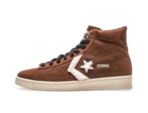 Скеитбординг Converse Pro Leather Hi x Barriers Кафяво | A01787C