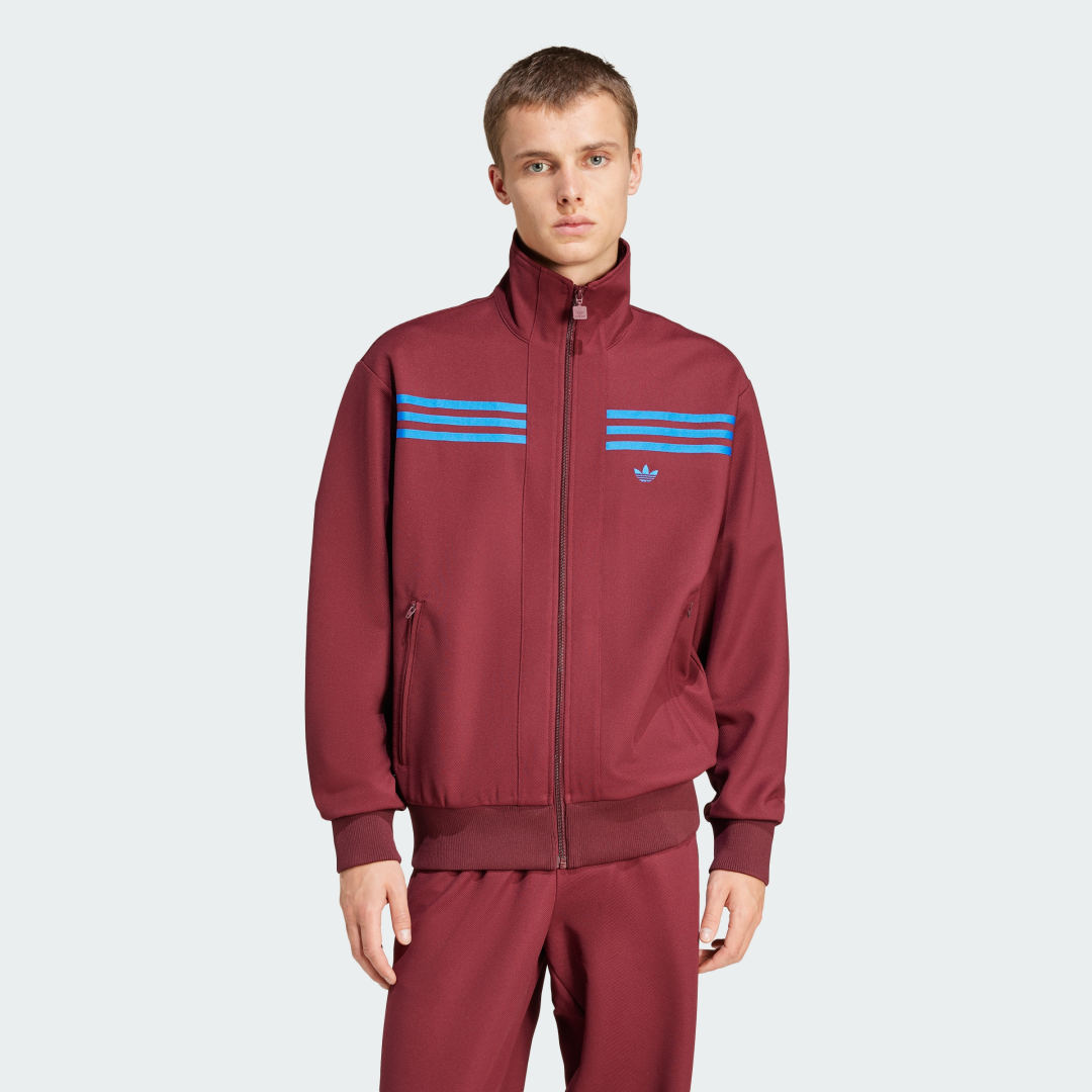 Яке бомбър adidas Originals 70s Track Jacket Червено | JN5963, 0