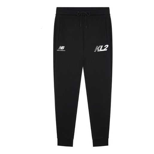 Панталони New Balance Essentials Stacked Logo Sweatpants Черно | MP13580-BK
