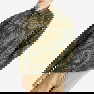 Риза Maharishi Maharishi Snakeskin Utility Overshirt, Size Large Зелено | 6037-GRN, 2