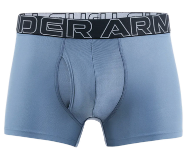 Боксерки Under Armour Performance Tech Printed Boxer Briefs 3-Pack 3-inch Синьо | 1383883-400, 3
