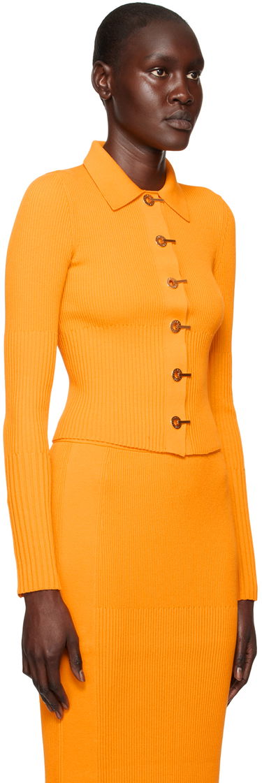 Пуловер Dion Lee Gradient Rib Long Sleeve Cardigan Оранжево
 | A7663R23, 1