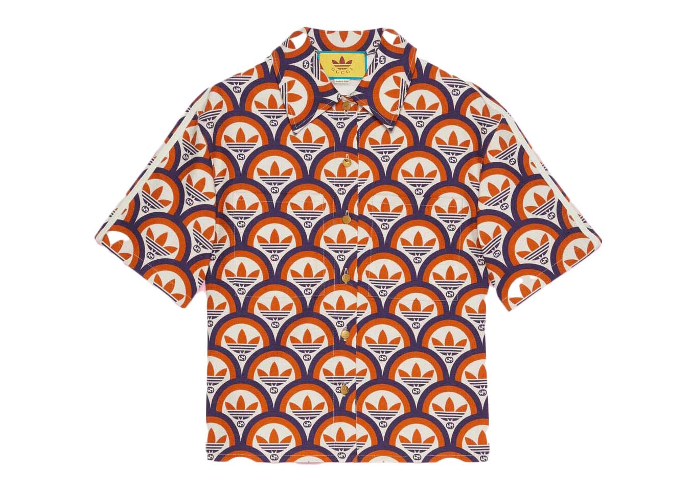 Риза Gucci adidas x Interlocking G And Trefoil Shirt Multicolor Многоцветен | 703002 ZAJVC 7471, 0